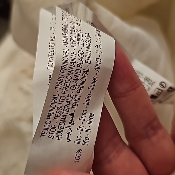 NEW Zara Limited Edition Embroidery Lace and Linen maxi dress - Picture 7 of 7